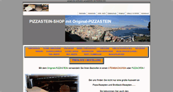 Desktop Screenshot of pizzastein-shop.de